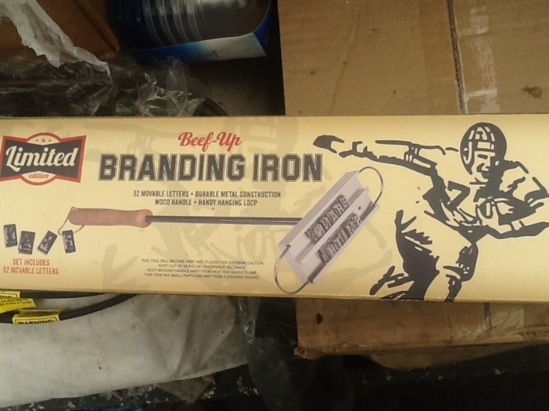 lot 7860 image: Branding iron as pictured many uses use your imagination