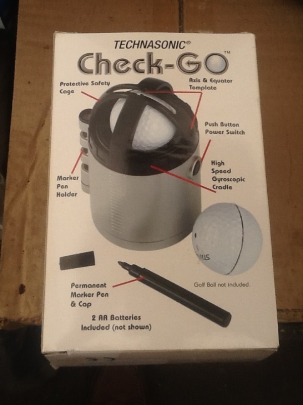 lot 7861 image: Golf assessor use to find the sweet spot in your golf ball for further distance