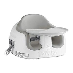 lot 1008 image: Bumbo Baby Toddler Adjustable Height 3 in 1 Non Slip Multi Seat High Chair Booster with Tray and Safety Straps, Ages 6 to 36 Months, Mimosa Yellow Retail $107.99