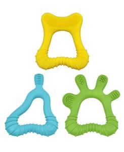 lot 1010 image: green sprouts Developmental Teethers Pack of 3 Retail $9.99