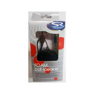 lot 1022 image: Solar Ray Audio Foam Ball Speaker Black Retail $9.99