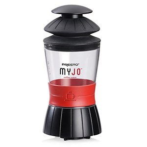lot 1029 image: Presto 02835 MyJo� Single Cup Coffee Maker, Black Retail $24.49