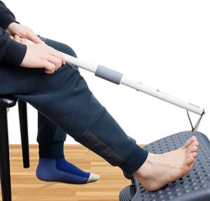 lot 1038 image: Long Handled Toenail Clippers for Thick Toenail - Extended Nail Clippers for Seniors,Overweight, Obese - Extension Trimmer for Hip and Waist Patients(4mm Wide  24 Long Handle) Retail $36.99
