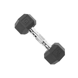 lot 1095 image: CAP Barbell 15 LB Coated Hex Dumbbell Weight, New Edition Retail $23.99