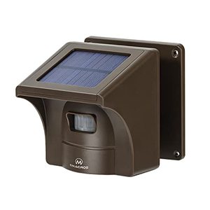 lot 1131 image: eMacros Smart Supplemental Driveway Alarm Solar Sensor,Compatible with 2021 Pairable Receiver Retail $39.99