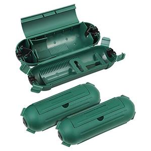 lot 1154 image: DEWENWILS 2Pack Outdoor Extension Cord Cover, Waterproof Connection Protector with 4 Seal Latches, Adjustable Compartment for AWG 121416 Cords, Protect Holiday Decoration Lights and Plugs Retail $14.49