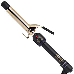 lot 1166 image: Hot Tools Pro Artist 24K Gold Curling Iron  Long Lasting, Defined Curls (1 in) variable temp Retail $49.99
