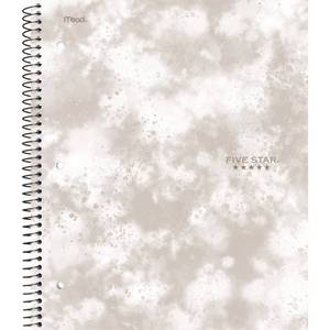 lot 1179 image: 6 Pack- Five Star 1 Subject College Ruled Spiral Notebook White Retail $50.39