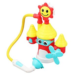 lot 1205 image: HASAKI Baby Bath Toy Castle Bathroom Shower Toy Water Spray Toy for Kids Squirt Sprinkler Bathroom Toy Baby Bath Toy Castle Retail $36.79