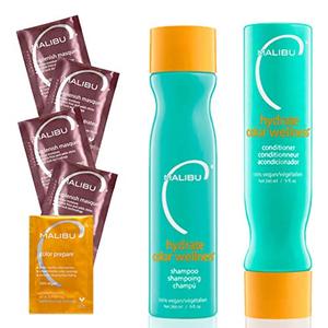 lot 1220 image: Malibu C Hydrate Color Wellness Set, 7 Count (Pack of 1) Retail $38.00
