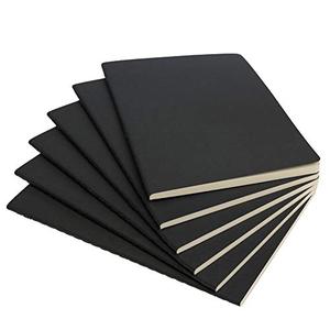 lot 1222 image: Simply Genius A5 Notebooks for Work, Travel, Business, School & More - College Ruled Notebook - Softcover Journals for Women & Men - Lined Note Books with 92 pages, 5.5 x 8.3 (Black, 6 pack) Retail $16.99
