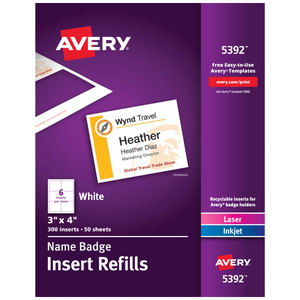 lot 1234 image: Avery 5392 Etilize Product Type Retail $34.52