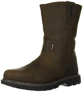lot 1247 image: WOLVERINE Mens Floorhand Well W Wellington Boot waterproof oil resistant slip resistant work boot Retail $135.00