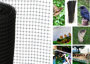 lot 1267 image: QUALITY SMARTER 8X65�� 35(0.6)�� MESH Heavy Duty UV STABLIZED Anti Bird-CAT-Dog-Deer-Chicken-Small Animals Netting for Garden Fence-Balcony-WIMDOW-FUIT Tree-BLUEBERY Bushes-Tomato Plants with 100 Ties Retail $20.99