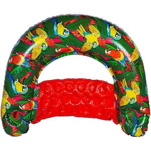 lot 1289 image: Margaritaville Sit & Sip Floating Seat , Red, Large Retail $20.14