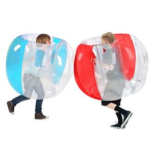 lot 1290 image: Inflatable Sumo Bumper Balls for Kids, Buddy Bounce Balls Sumo Game ,Body Zorb Ball for Child Outdoor Team Gaming Play for 3-12 Ages (BlueBlue) Retail $69.99