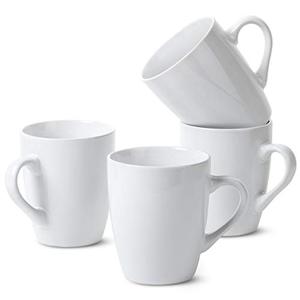 lot 1309 image: BTaT- White Coffee Mugs, Set of 4, 12oz, Coffee Mug Set, Christmas Coffee Mugs, Hot Chocolate Mugs, Ceramic Mugs, Large Mugs for Coffee, Set of Mugs, Hot Cocoa Mugs, Mug Sets Retail $24.99
