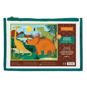lot 1311 image: Dinosaur Park Pouch Puzzle Retail $13.99
