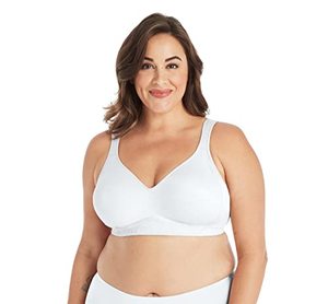 lot 1375 image: Playtex womens 18 Hour Seamless Smoothing Full Coverage Us4049, Available in Single and 2-pack bras, White, 46DD US Retail $26.10