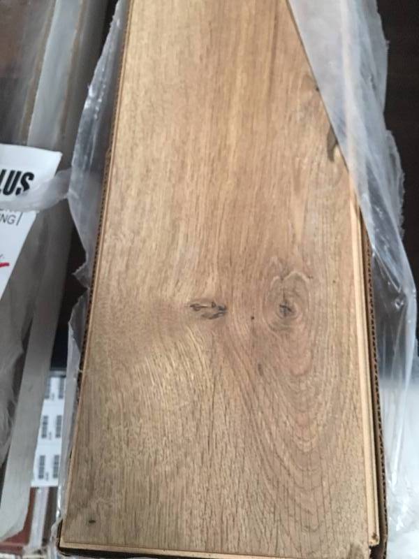 lot 1063 image: 2 Boxes40 sq ft of 10MM Camden Oak Laminate
