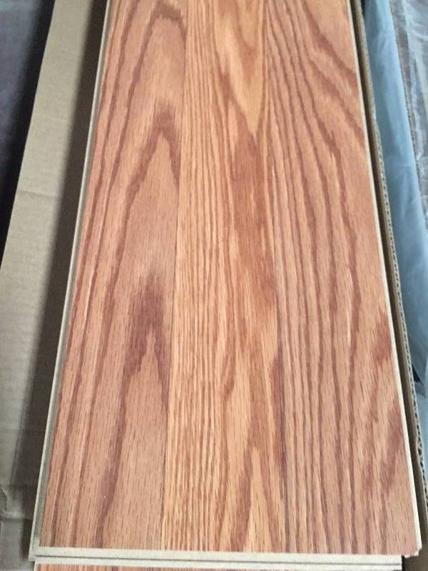 lot 1065 image: 2 Boxes35 sq ft of 8MM Harvest Oak Laminate