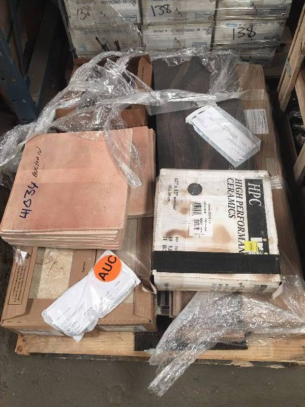 lot 1092 image: Pallet of assorted Porcelain and Ceramic Floor and Wall tile