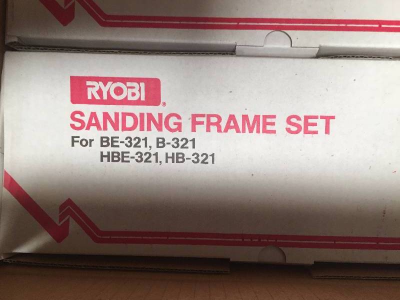 lot 1128 image: 10 Ryobi Sanding Frame Sets