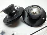 New pair (2) Van or truck interior aircraft style adjustable reading lights with Black bezel.