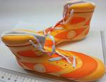 Wild pair Ringside Lo-Top Diablo Boxing Shoes Neon Orange Size 8 mens 10 womens