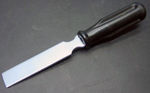 Chrome blade Black handle Performance chisel or gasket scraper 3/4
