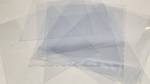 10 new sheets of the Poly clear heavy 10 mil thickness notebook or picture frame covers.