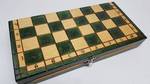 Take it with you and play anywhere with this Chess set and case.  Looks new