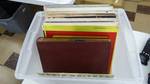 Large lot of albums & book of old records.