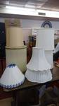 Lot of (8) Various Sizes and Styles of Lamp Shades.