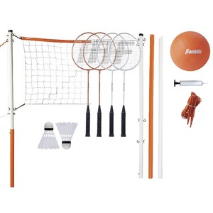 lot 15305 image: Franklin Sports Volleyball  Badminton Net Sets - Full Set - Starter