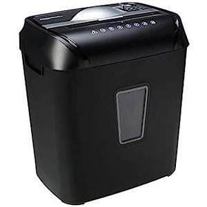 lot 15221 image: Amazon Basics 12-Sheet Cross-Cut Paper and Credit Card Home Office Shredder (B07HMPQPHY)