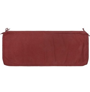 lot 15246 image: FUNHOME Water-Resistant Outdoor BenchSettee Cushion Slip Cover,Patio Furniture Cushion Covers,Garden Long Chair Cover ONLY-48x18x3 INCH (Red)