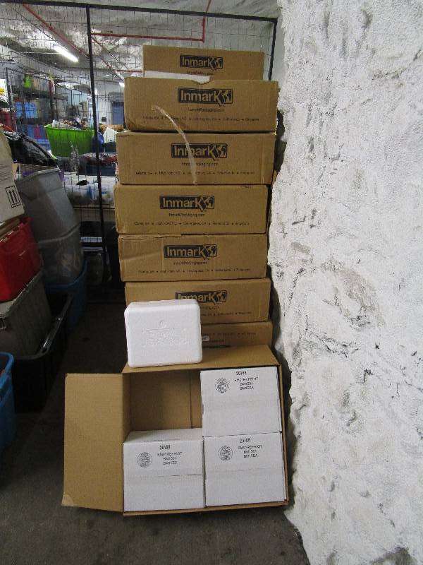lot 702 image: Huge Lot of Styrofoam Shipping Boxes