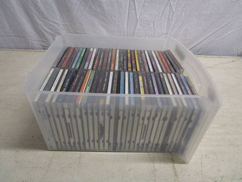 lot 612 image: Lot of 50 Random Genre Compact Discs
