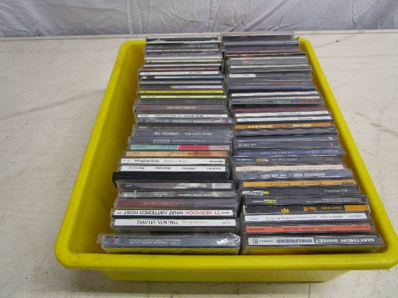 lot 609 image: Lot of 50 Random Genre Compact Discs