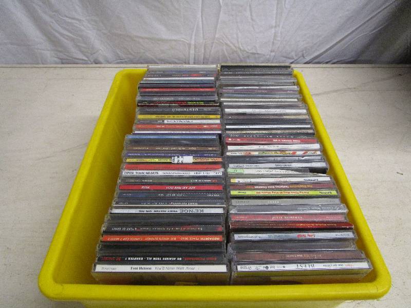 lot 606 image: Lot of 50 Random Genre Compact Discs