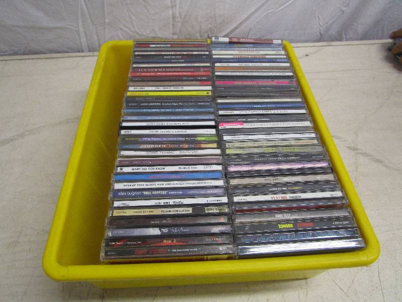 lot 605 image: Lot of 50 Random Genre Compact Discs