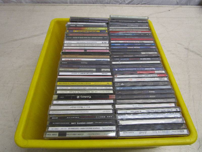 lot 604 image: Lot of 50 Random Genre Compact Discs