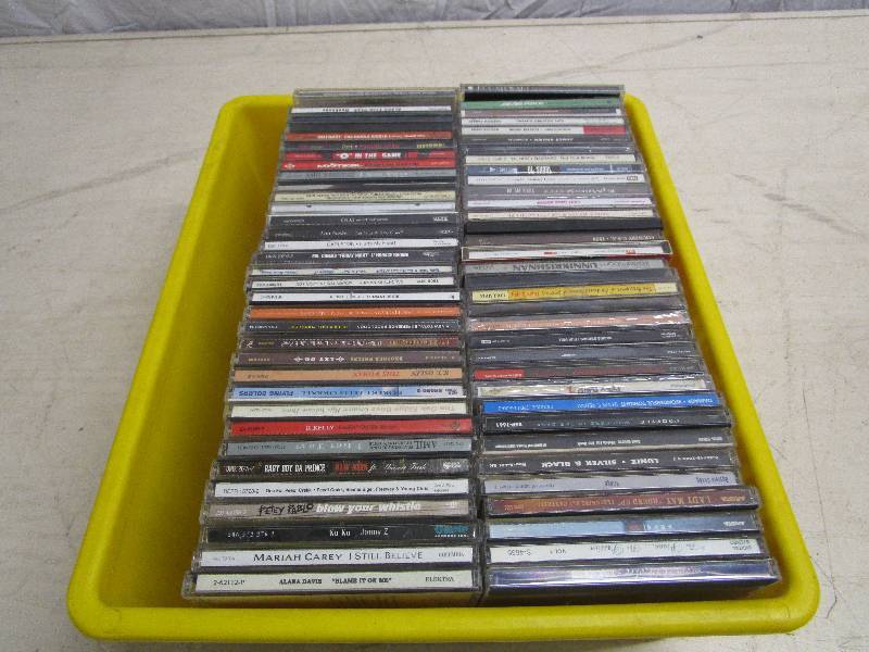 lot 602 image: Lot of 50 Random Genre Compact Discs