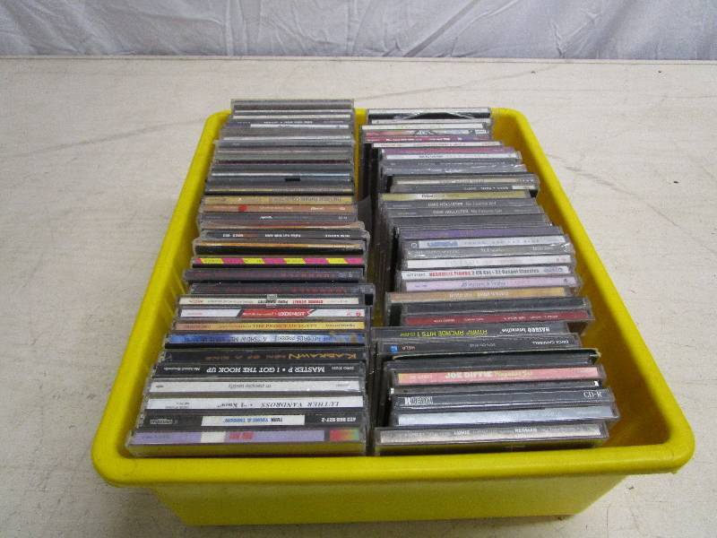 lot 598 image: Lot of 50 Random Genre Compact Discs