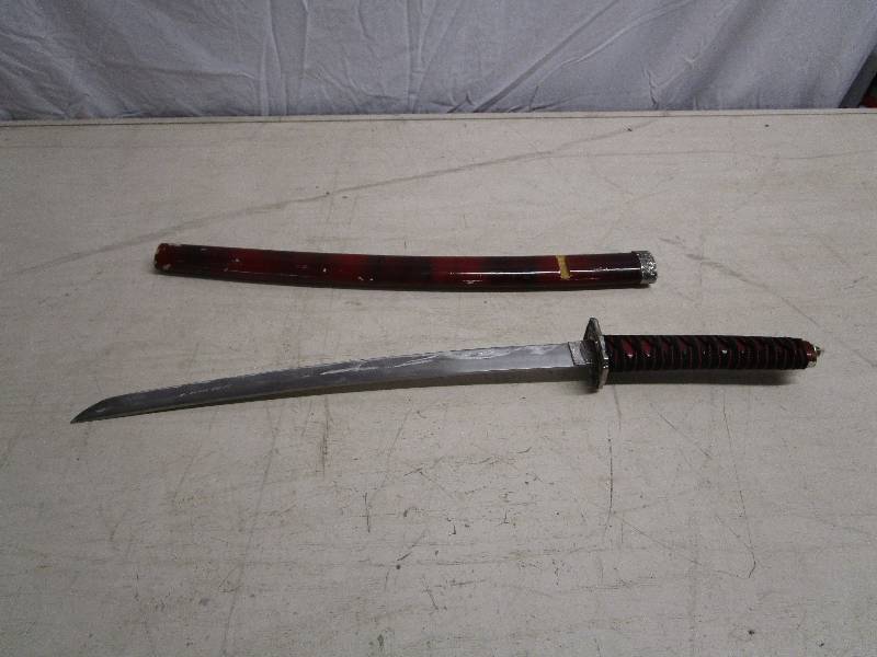 lot 596 image: Sword with Sheath