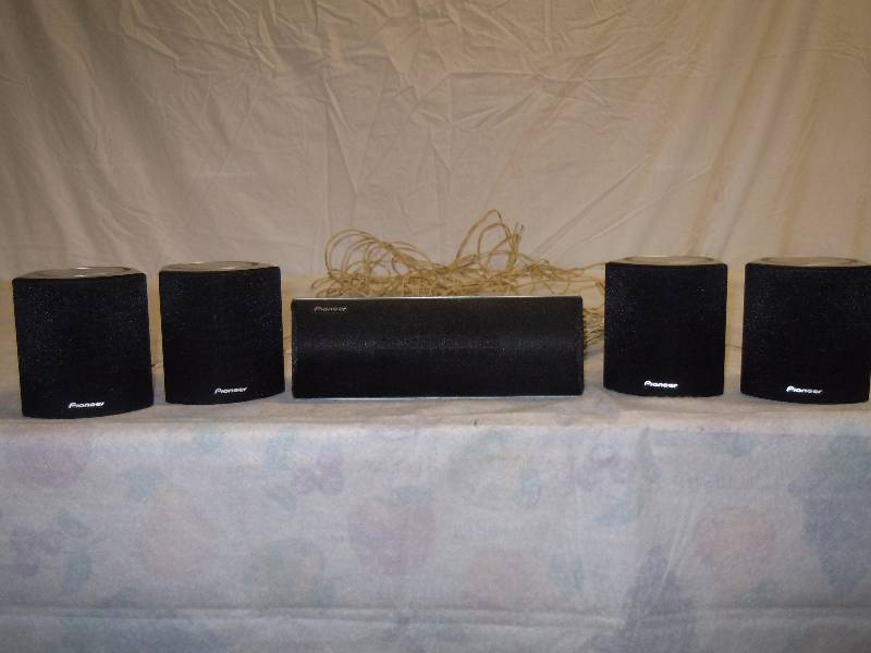 lot 563 image: Pioneer Surround Sound Speakers