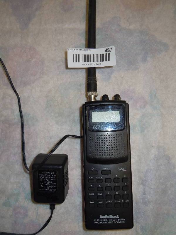 lot 487 image: Radio Shack Scanner