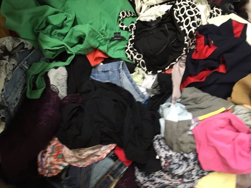 lot 4830 image: Gaylord with Large Quantity of Swap and Shop Random Items Gaylord not included bring your own bags or totes
