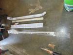 (4) ct.mixed lot window blinds, curtain rod, window shades